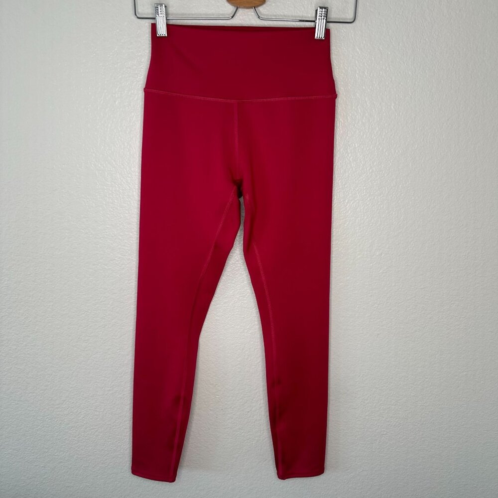 ALO Yoga 7/8 Length Airlift Magenta/Red Leggings size medium